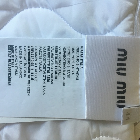 Miu Miu Quilted Mini Skirt - Picture 2 of 4